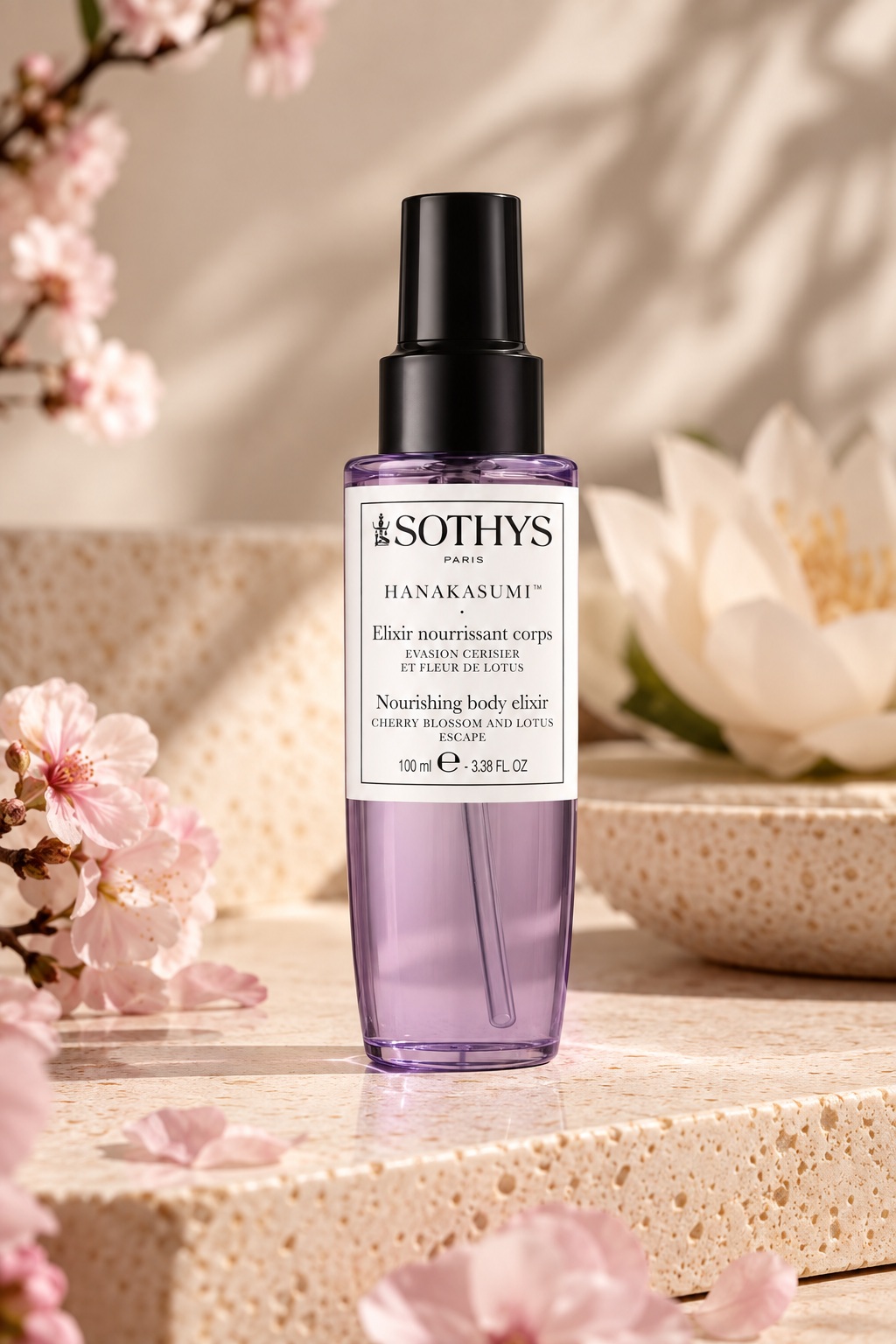 SOTHYS PARIS - Cherry Blossom & Lotus Dry Body Oil